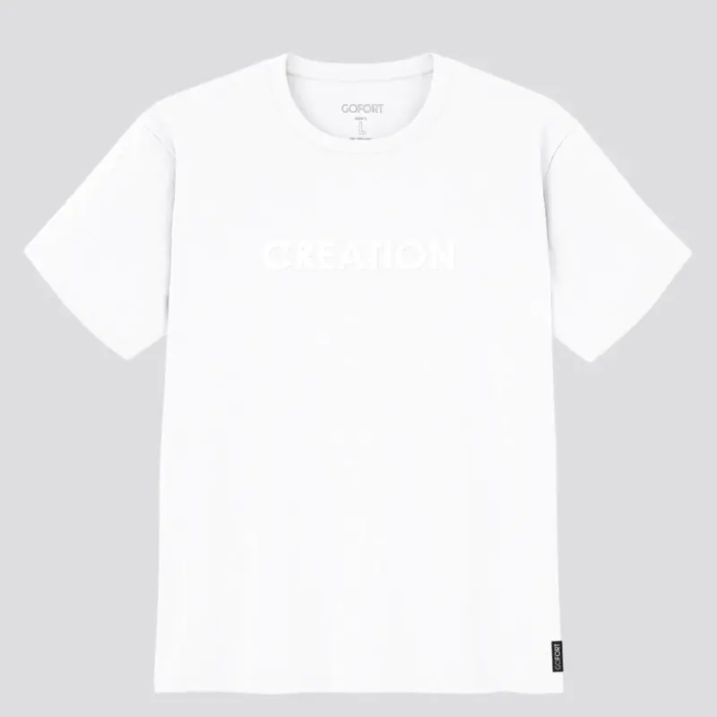Creation Tee White for Men - Gambar 3