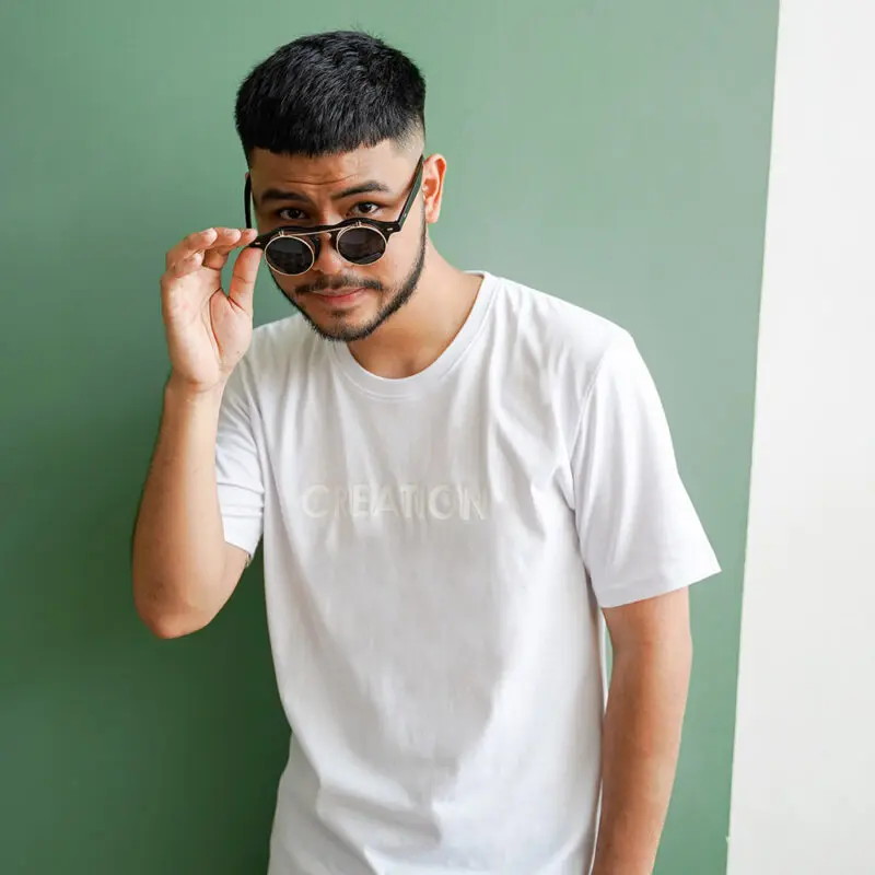 Creation Tee White for Men - Gambar 2