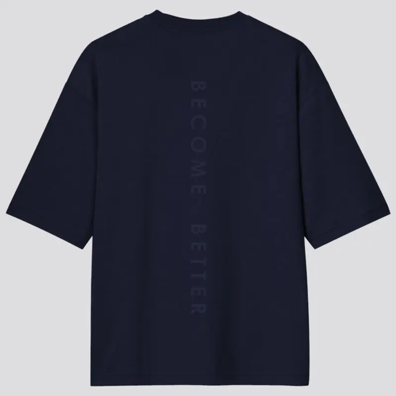 Oversized Tee Navy - Gambar 9