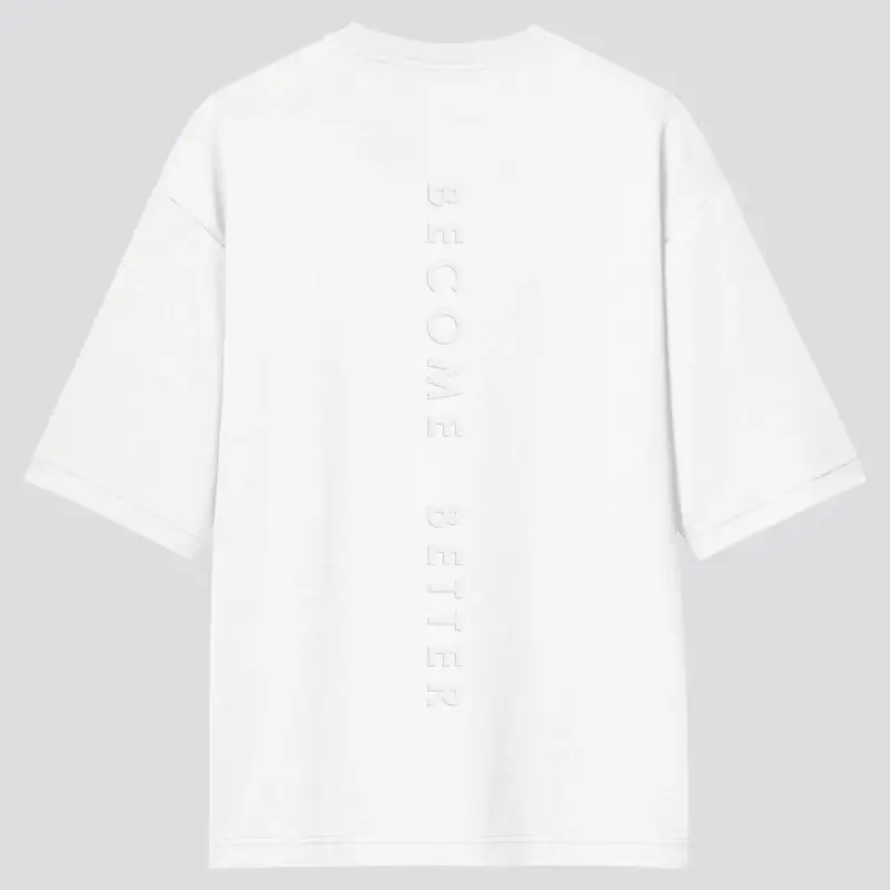 Oversized Tee White - Gambar 9