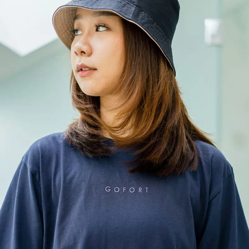 Oversized Tee Navy - Gambar 4