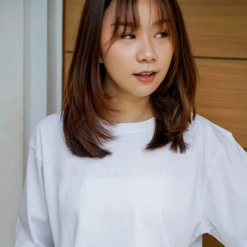 Oversized Tee White - Gambar 2
