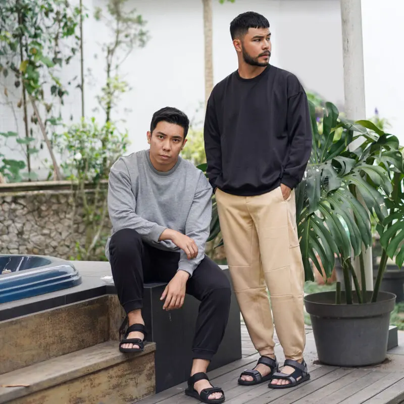 Fleece Jogger Black - Gambar 2